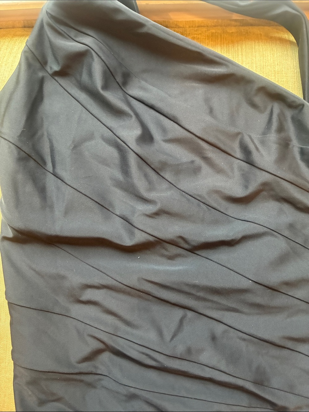 Summersalt One-Shoulder Black Ruched One-Piece Swimsuit - Picture 2 of 5